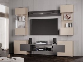 Гостиная Фэнтези (кашемир/графит) в Сангаре - sangar.mebel-nsk.ru | фото