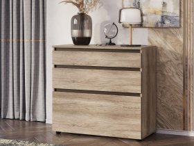 Комод КМ-01 Энигма (венге/дуб каньон) в Сангаре - sangar.mebel-nsk.ru | фото