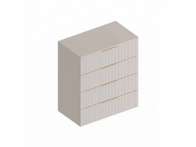 Комод с 4 ящ. «Тефия» (тефия/софт сантьяго) в Сангаре - sangar.mebel-nsk.ru | фото