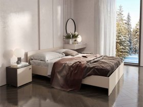 Кровать двухспальная 1,6м Гиза в Сангаре - sangar.mebel-nsk.ru | фото