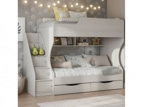 Кровать двухъярусная Каприз-22 КПР.22 в Сангаре - sangar.mebel-nsk.ru | фото