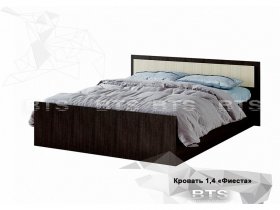 Кровать двуспальная 1,4м LIGHT Фиеста (BTS) в Сангаре - sangar.mebel-nsk.ru | фото