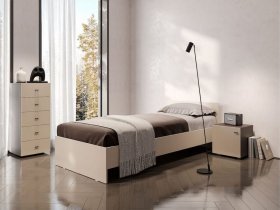 Кровать односпальная 0,9м Гиза в Сангаре - sangar.mebel-nsk.ru | фото