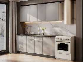 Кухонный гарнитур «Адель» 2,0м (нео) в Сангаре - sangar.mebel-nsk.ru | фото