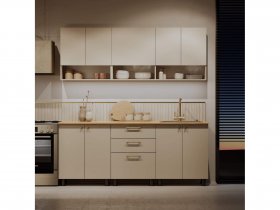 Кухонный гарнитур Орма 2,0м в Сангаре - sangar.mebel-nsk.ru | фото
