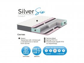 Матрас Silver Six в Сангаре - sangar.mebel-nsk.ru | фото