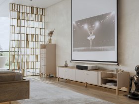 Модульная гостиная Одетта (дуб эндгрей/меланж) в Сангаре - sangar.mebel-nsk.ru | фото