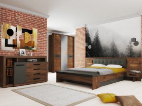 Модульная спальня Глазго в Сангаре - sangar.mebel-nsk.ru | фото