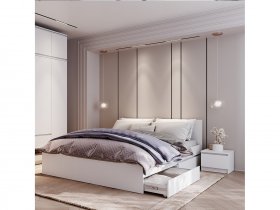 Модульная спальня Симпл в Сангаре - sangar.mebel-nsk.ru | фото