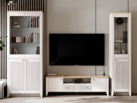 Модульная стенка Валенсия в Сангаре - sangar.mebel-nsk.ru | фото