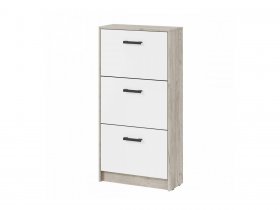 Обувница ОБ-2 Вега (дуб крафт серый/белый) в Сангаре - sangar.mebel-nsk.ru | фото
