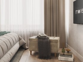 Пуф Чарли-2 (капучино) в Сангаре - sangar.mebel-nsk.ru | фото