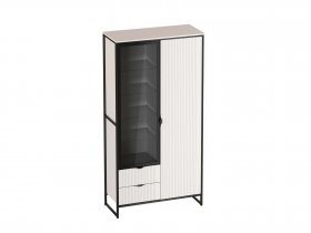 Шкаф 2 дв 2 ящ Нора (персидский жемчуг) (гостиная) в Сангаре - sangar.mebel-nsk.ru | фото