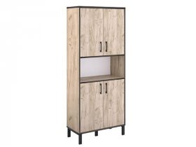 Шкаф для документов Шк050.0 Гермес лофт (дуб крафт серый) в Сангаре - sangar.mebel-nsk.ru | фото