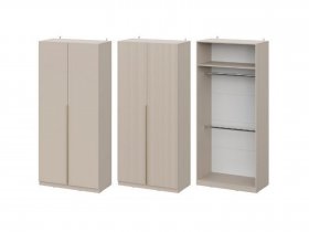 Шкаф ШК-100 Эккервуд (меланж) в Сангаре - sangar.mebel-nsk.ru | фото