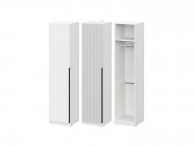 Шкаф ШК-50 Эккервуд (белый) в Сангаре - sangar.mebel-nsk.ru | фото