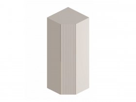 Шкаф угловой «Тефия» (тефия/софт сантьяго) в Сангаре - sangar.mebel-nsk.ru | фото
