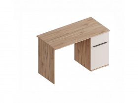 Стол письменный Правый Сицилия (дуб альпийский/тефия) в Сангаре - sangar.mebel-nsk.ru | фото